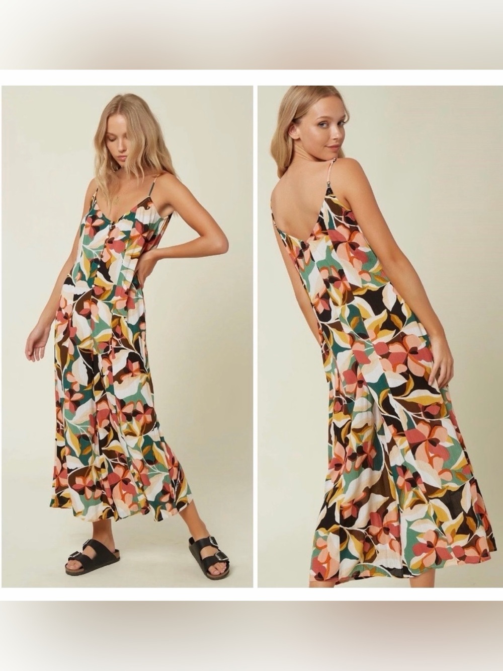 O'Neill Candice Floral Jumpsuit (XL)